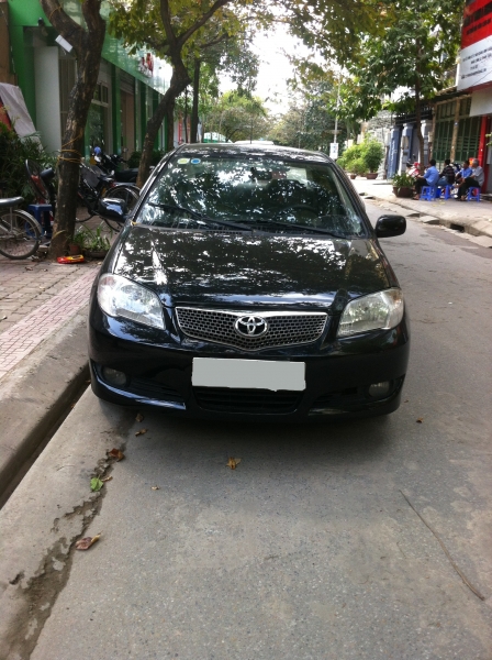 Bán xe Toyota vios 1.5G, đời 2007 màu đen.